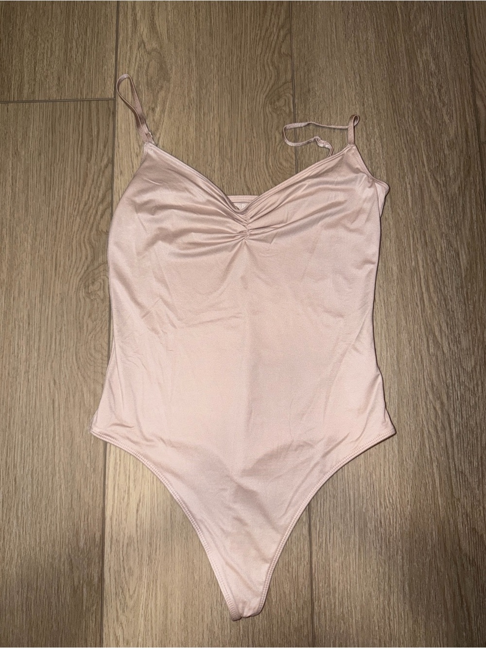 Sunday Best Light Pink Stretch One-Piece Bodysuit